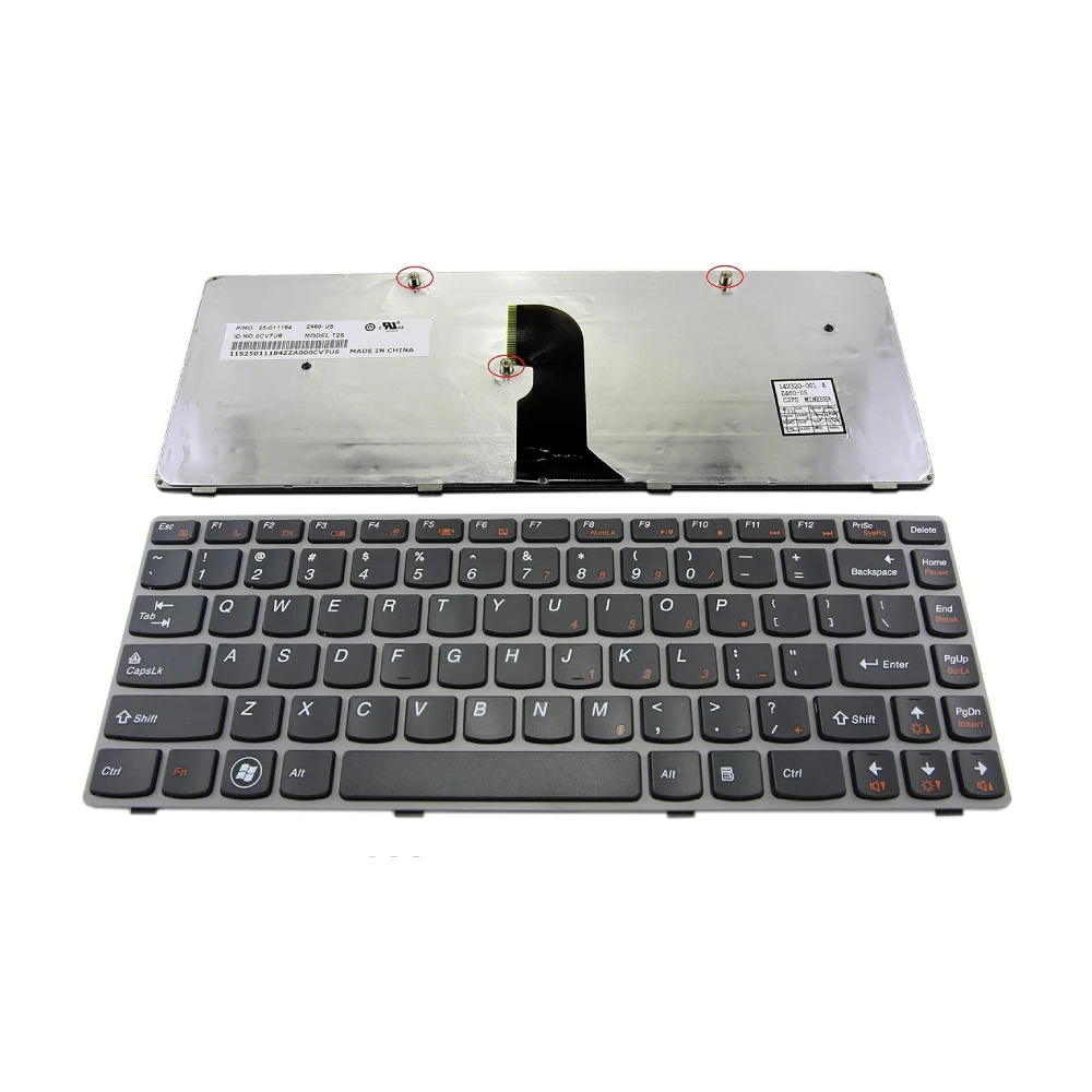 Teksus Laptop Keyboard For Lenovo Ideapad Z460 view 3